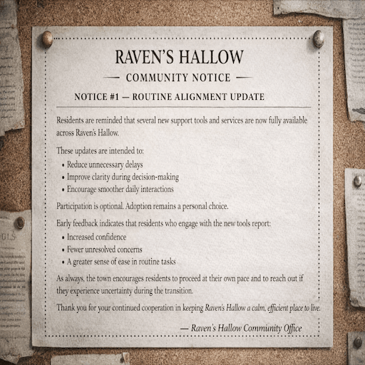 Raven’s Hollow Notice